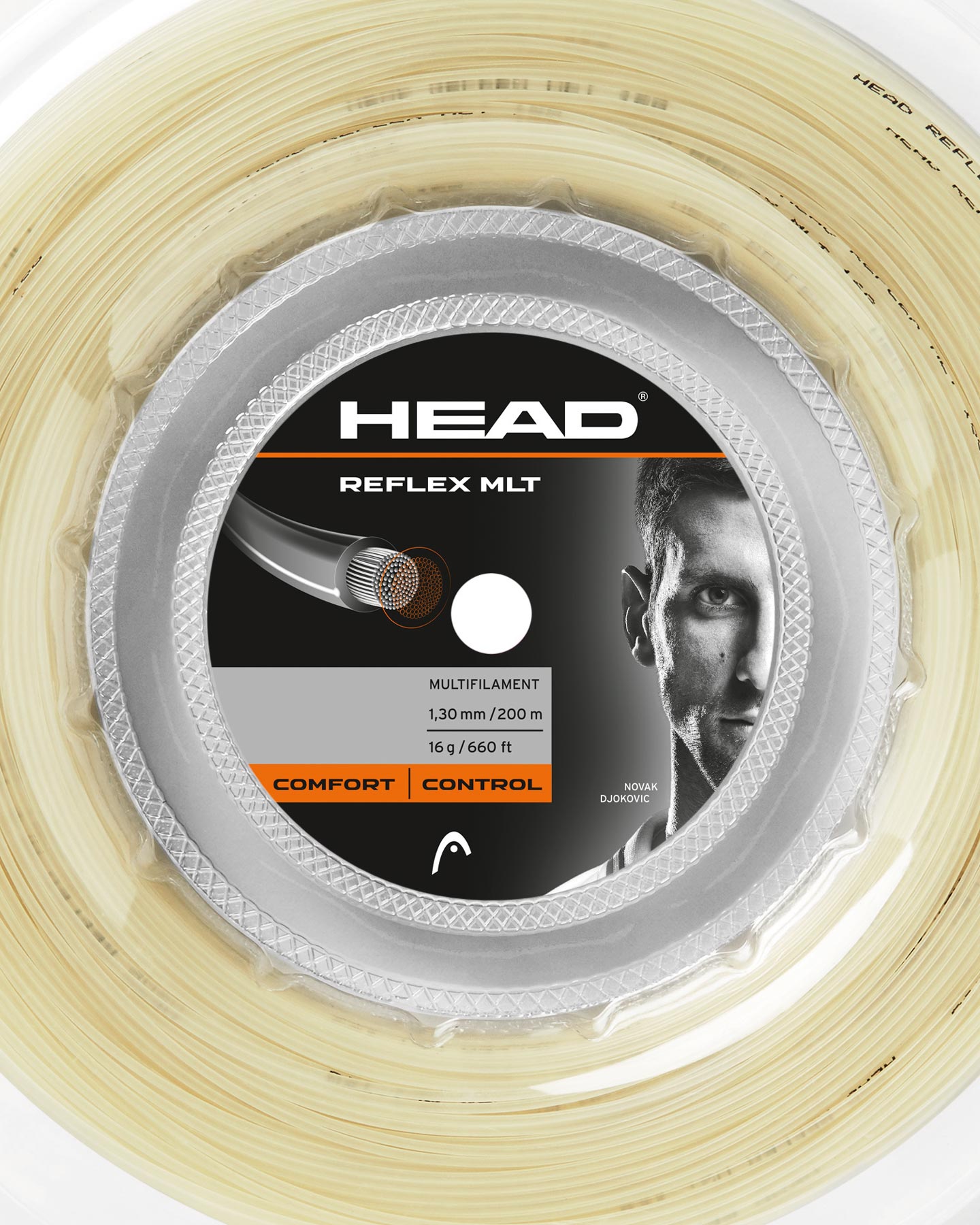 Tenisový reflexný šnúr Corde Head Mlt 281314