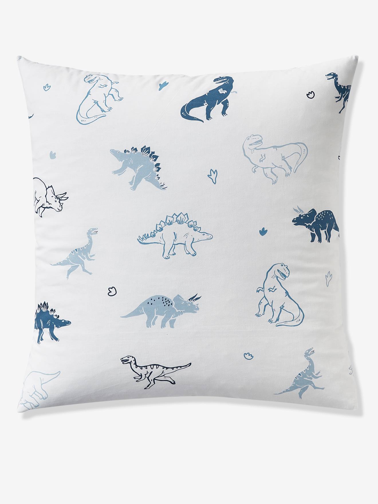 Vertbaudet Kinder Bettwäsche-Set HELLO DINOS Oeko-Tex - wollweiß/grün