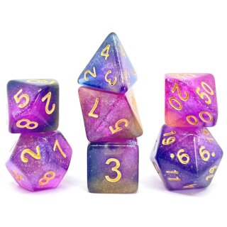 Würfelset Galaxy: Rainbow (7)