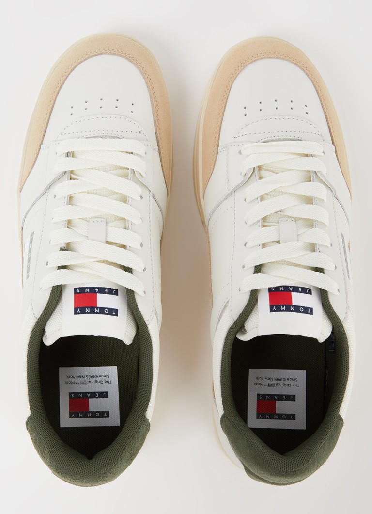 Tommy Hilfiger The Greenwich leather sneaker with suede details
