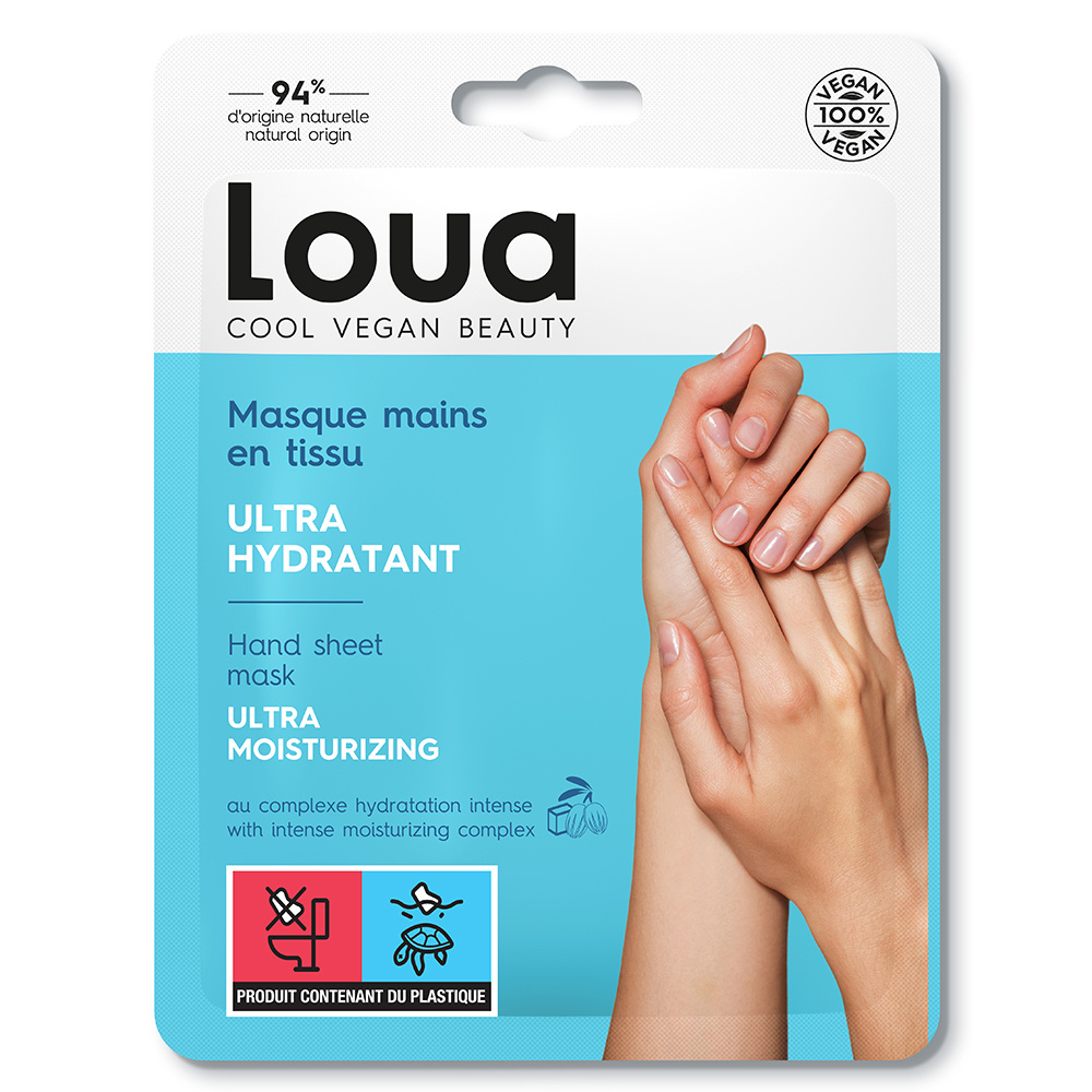 Loua Masque en tissu Mains Ultra-Hydratant