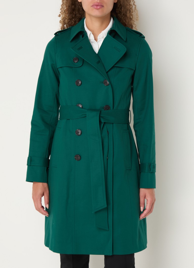 Hobbs  Saskia double-breasted trenchcoat met steekzakken en ceintuur