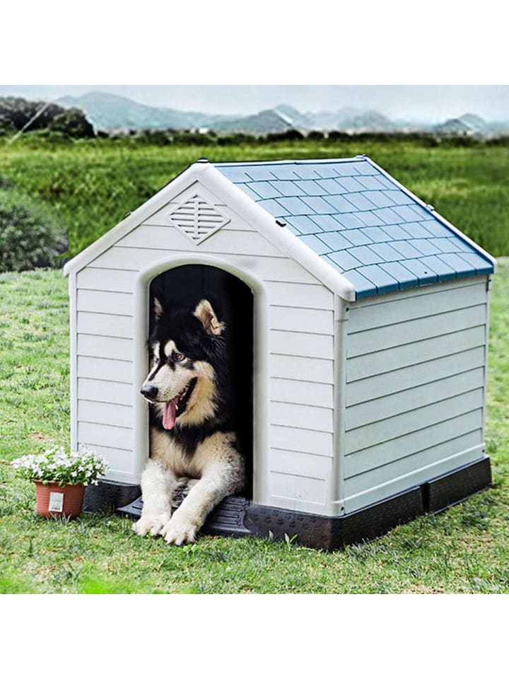 COSTWAY Hundehütten M in Weiß günstig kaufen onesize