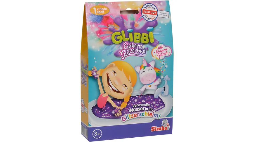 Simba - Glibbi Einhorn Glitzerbad 150 g