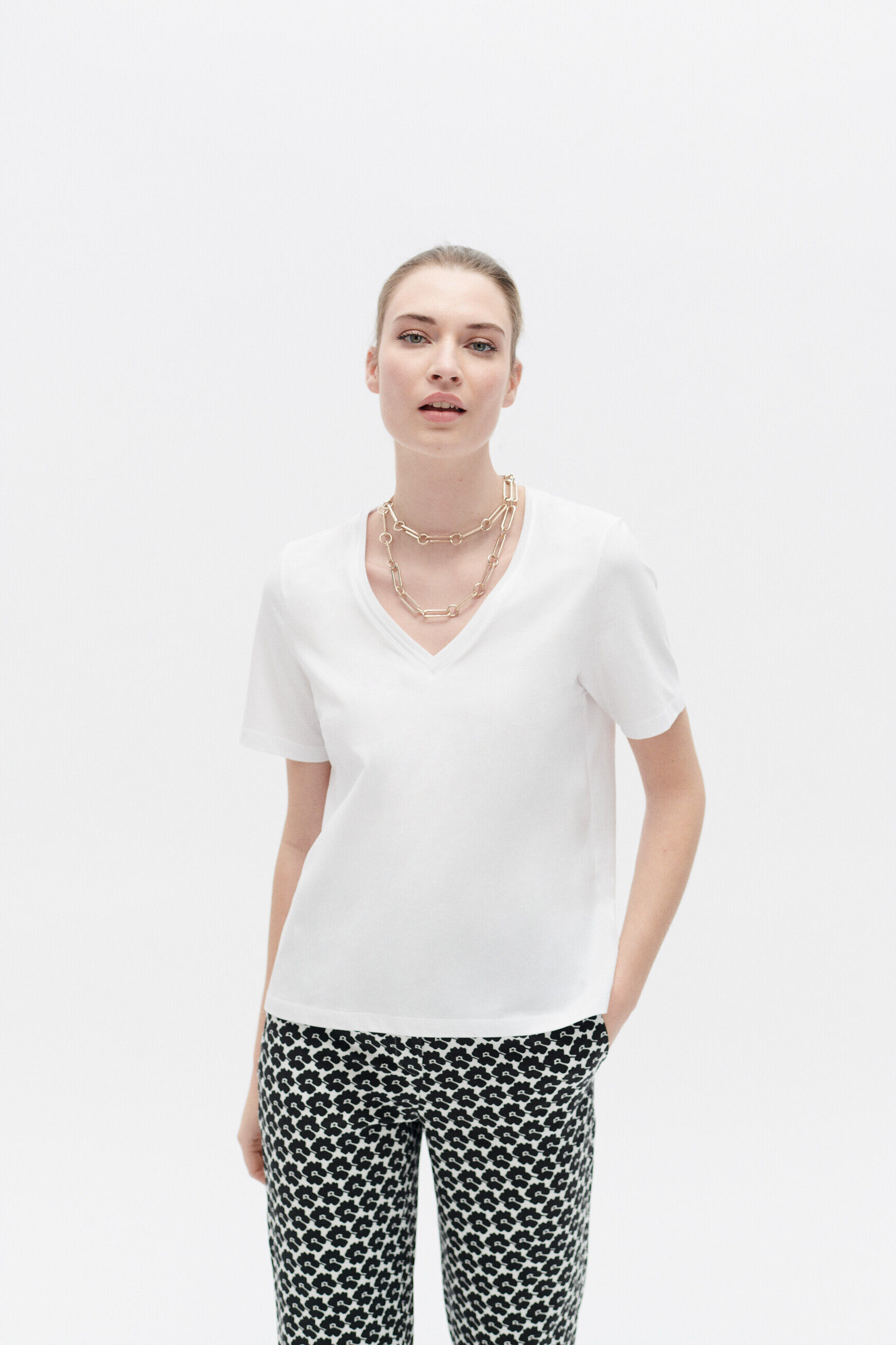 T-shirt tsally blanc femme