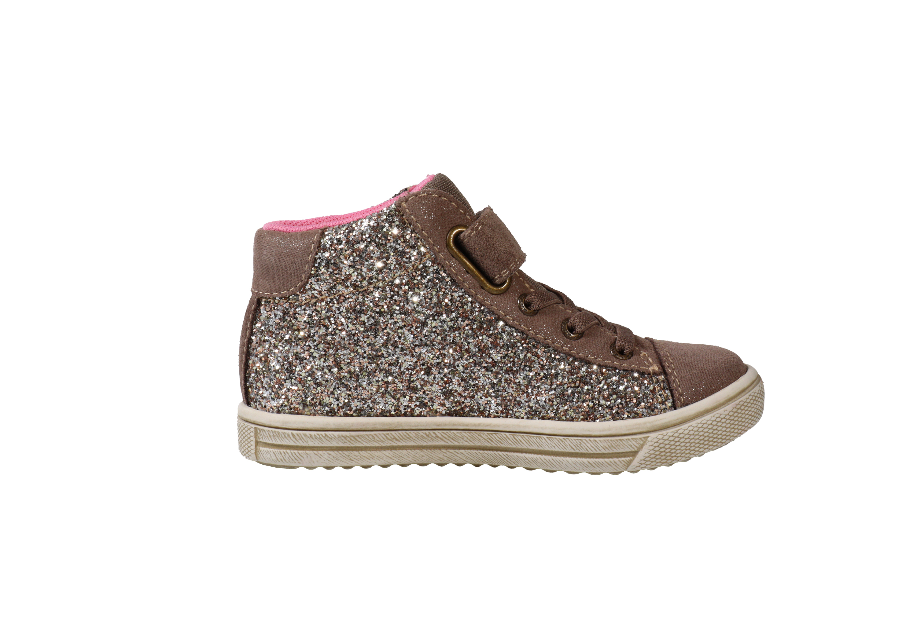 Lurchi Sneaker Sanna-TEX - taupe-gold glitter