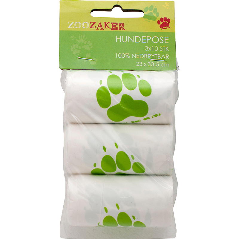 Zoozaker Hundepose 3x10 stk