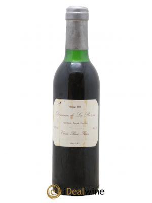 Banyuls Cuvee Parce Freres Domaine De La Rectoire 1989 - Lot de 1 Demi-bouteille