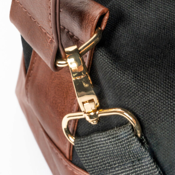 Canvas Weekender, schwarz