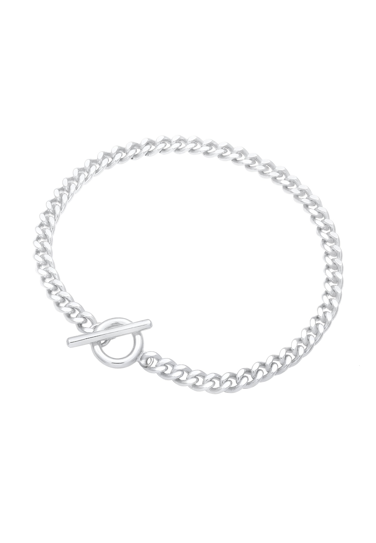 Bransoletka Elli Basic Chain z zapięciem na sztabkę ze srebra próby 925 dla kobiet