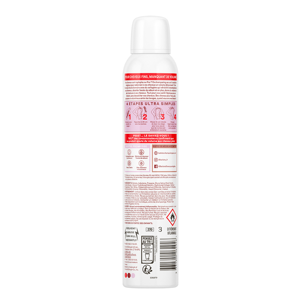 batiste Shampooing Sec & Soin Volume Shampooing sec