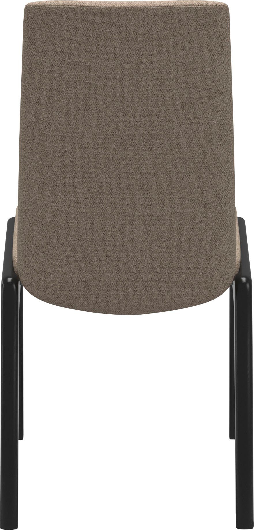 Stressless® Polsterstuhl Laurel, Low Back, Größe M, mit abgerundeten Beinen in Schwarz