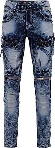 Cipo & Baxx Cargohose mit Edelstein Taschen in Regular Fit