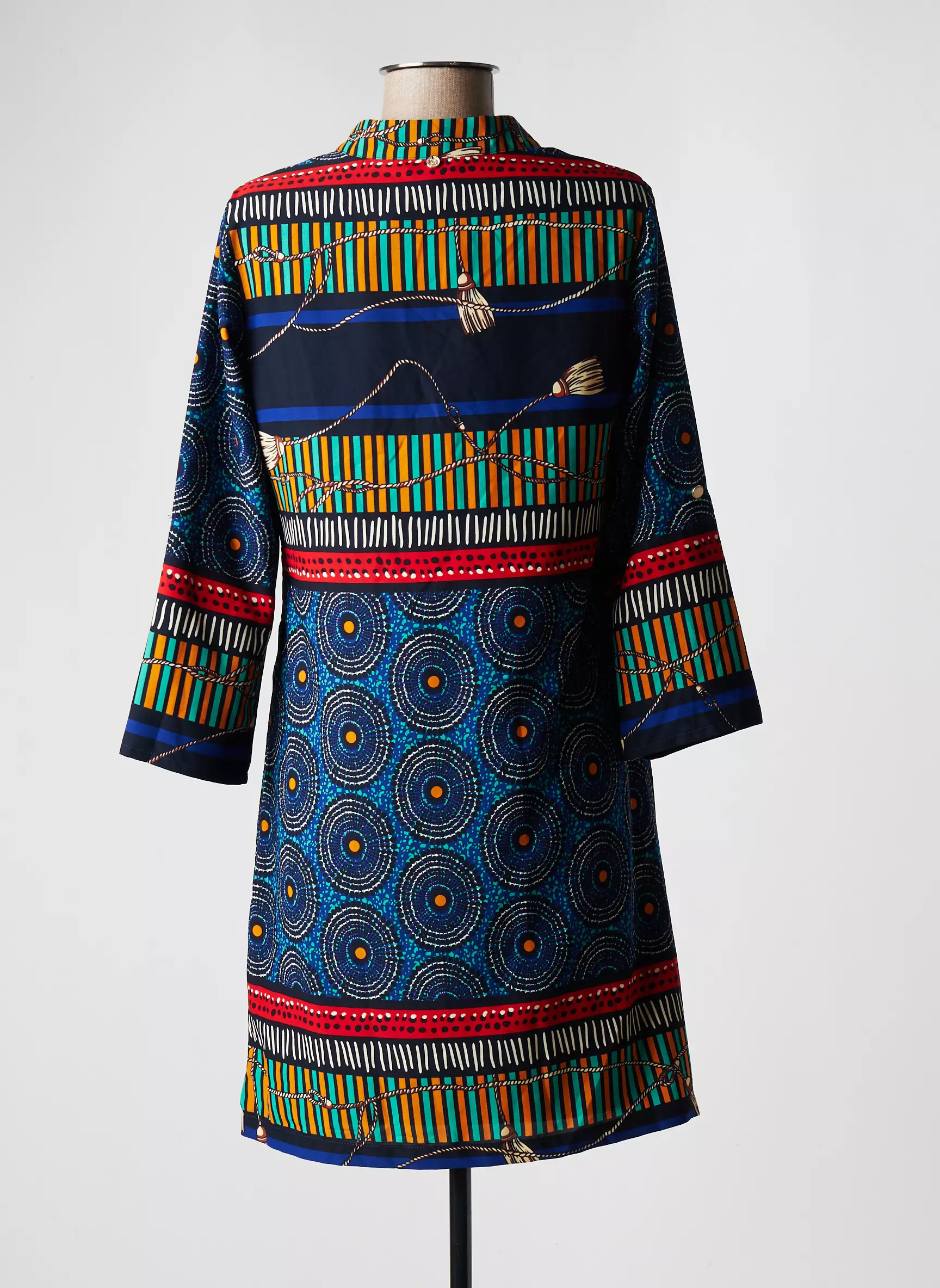 Jus D Orange Robes Courtes Femme couleur bleu