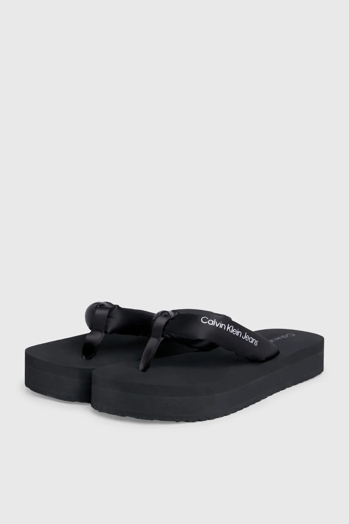 Calvin Klein  STRANDSANDALE FLATFORM GEPOLSTERT NY