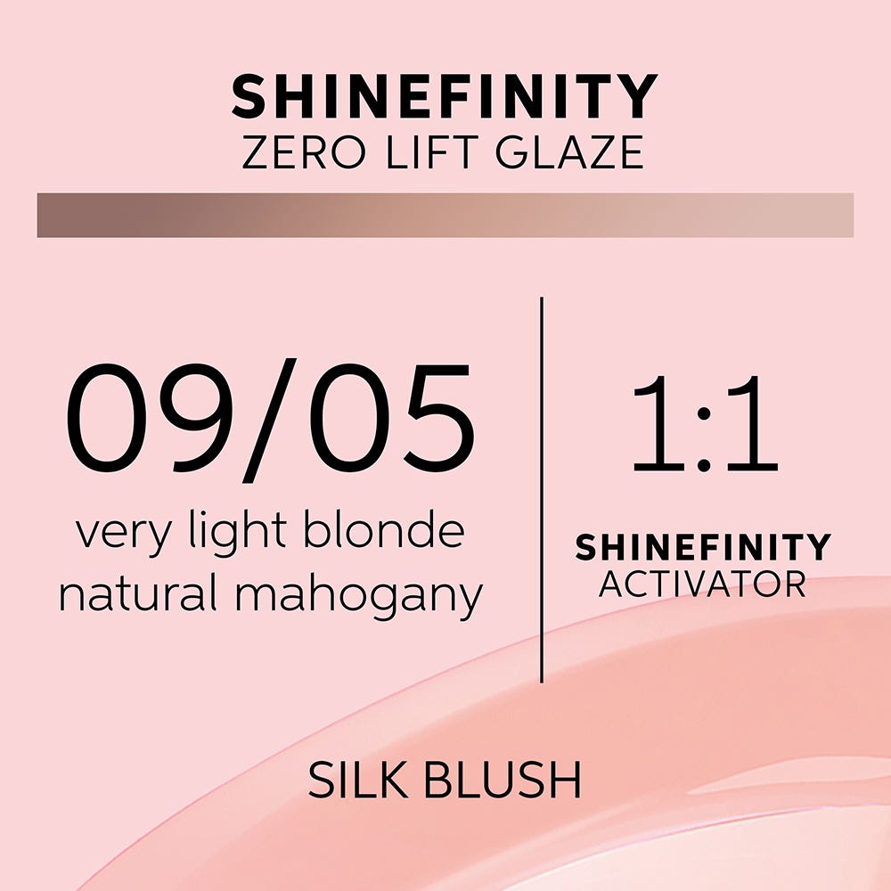 Wella Shinefinity Glaze Silk Blush 09/05 Haarfarbe 60 ml