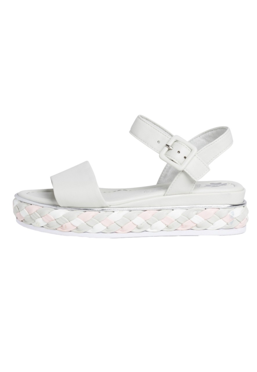 MARCO TOZZI Komfort Sandalen grau Da.-Sandalette