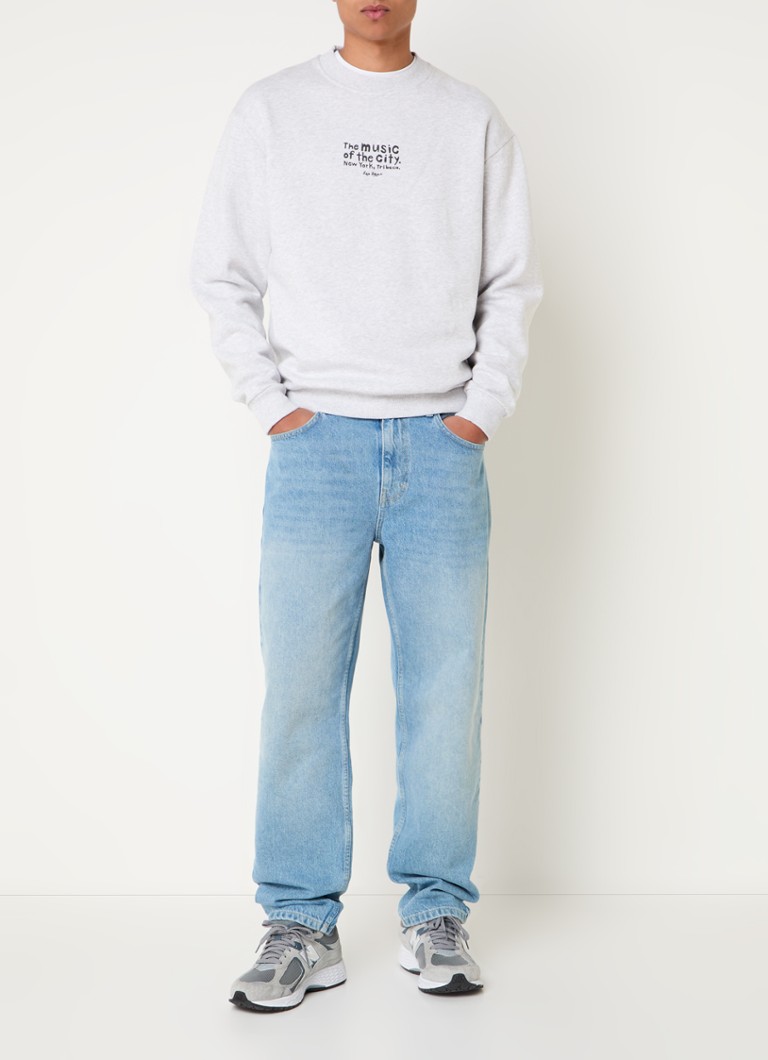 Les Deux Luca sweater with front and back print