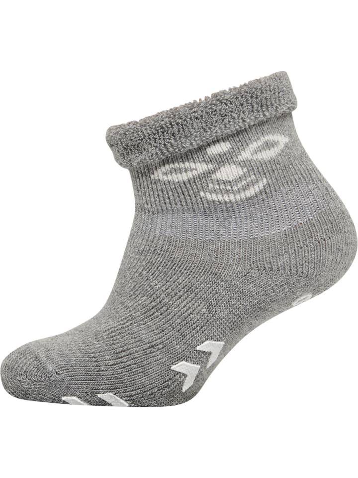 Hummel Hummel Long Socken Snubbie S Kinder in BLACK/GREY MELANGE/WHITE günstig kaufen 15-17
