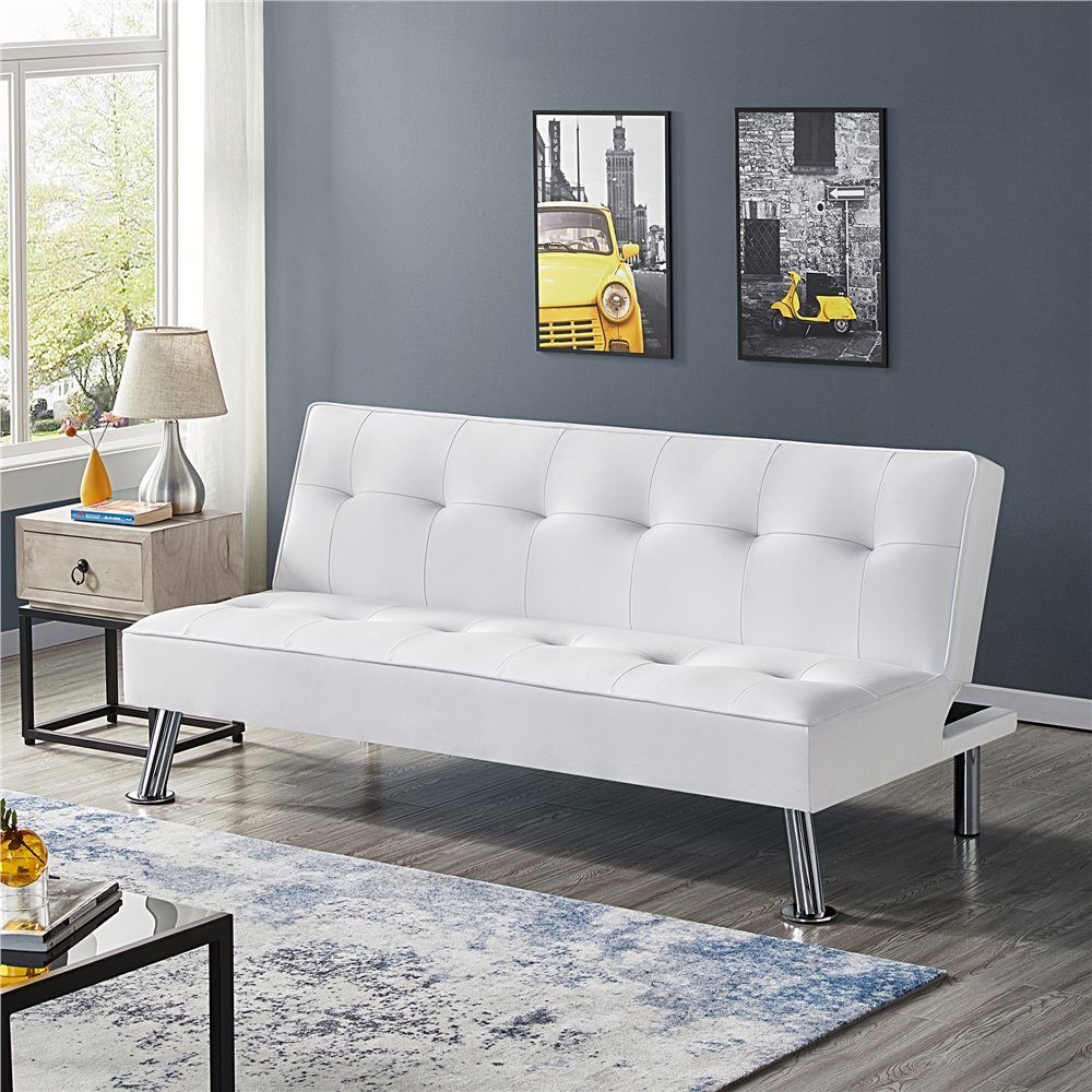 Yaheetech Schlafsofa, Couch Bettsofa Klappsofa Gästebett
