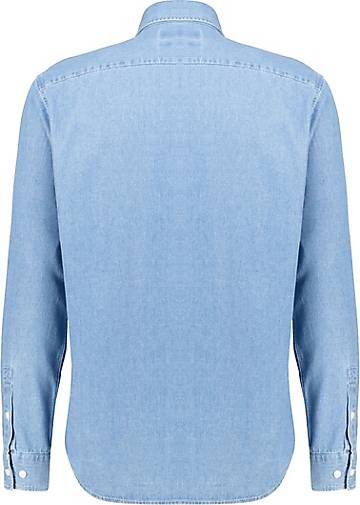 Marc O'Polo Herren Jeanshemd aus Bio-Baumwolle