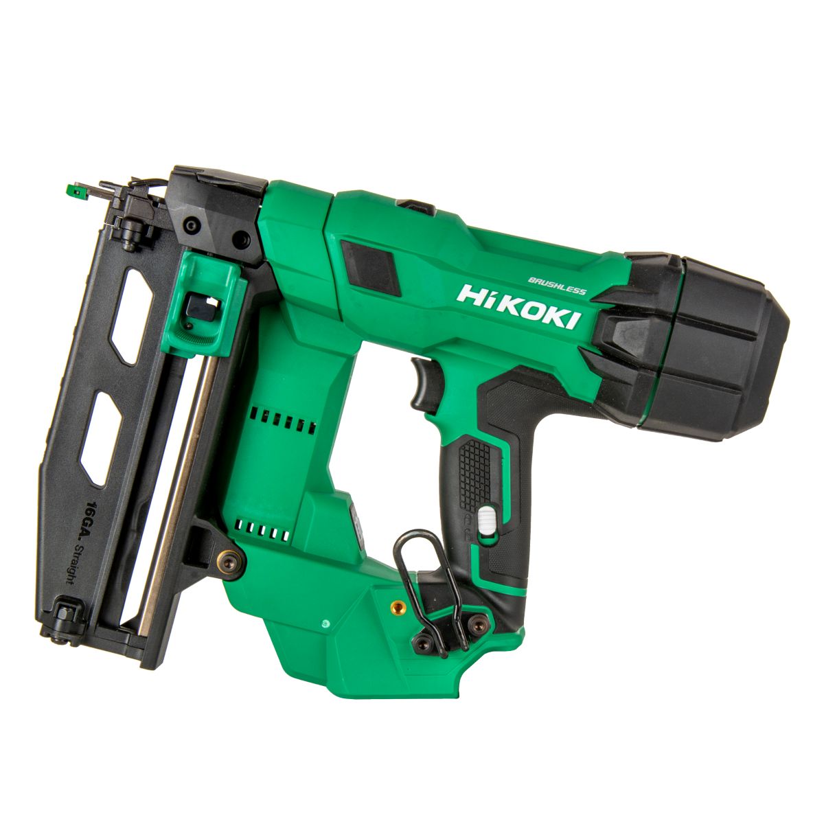Cloueuse sans fil HiKOKI NT1865DSAW9Z 18 V, calibre 16, batterie et chargeur non inclus, dans un coffret HSC IV.