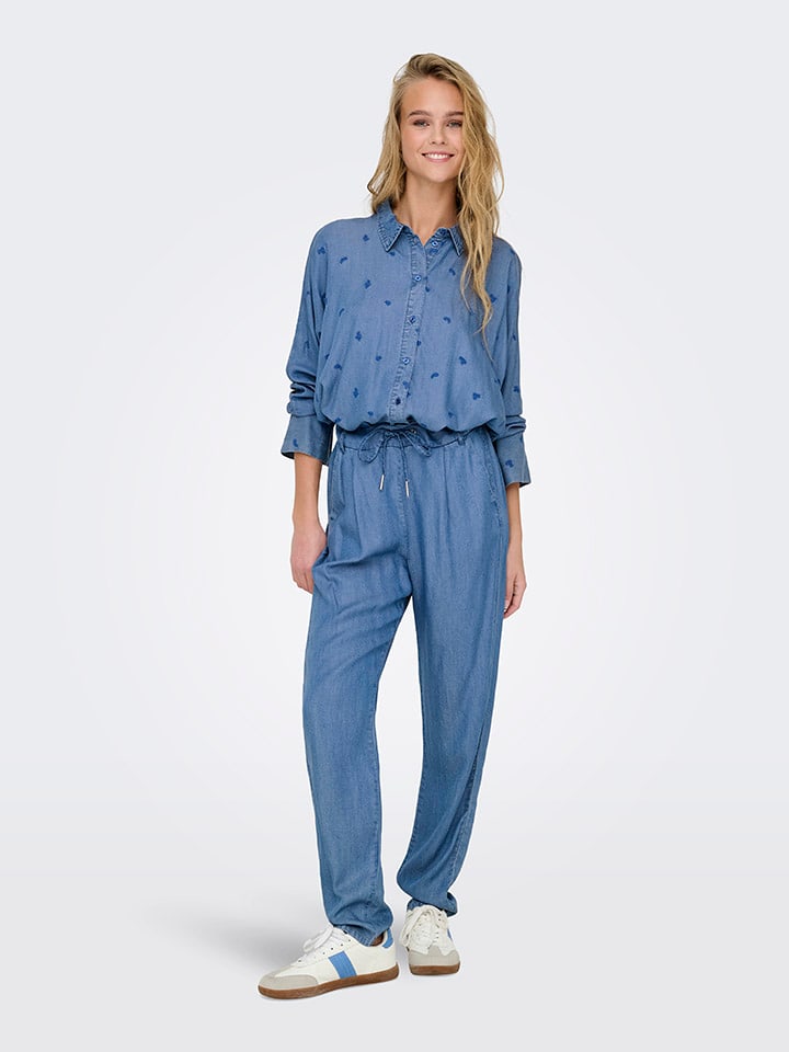 ONLY Bluse in Blau günstig kaufen