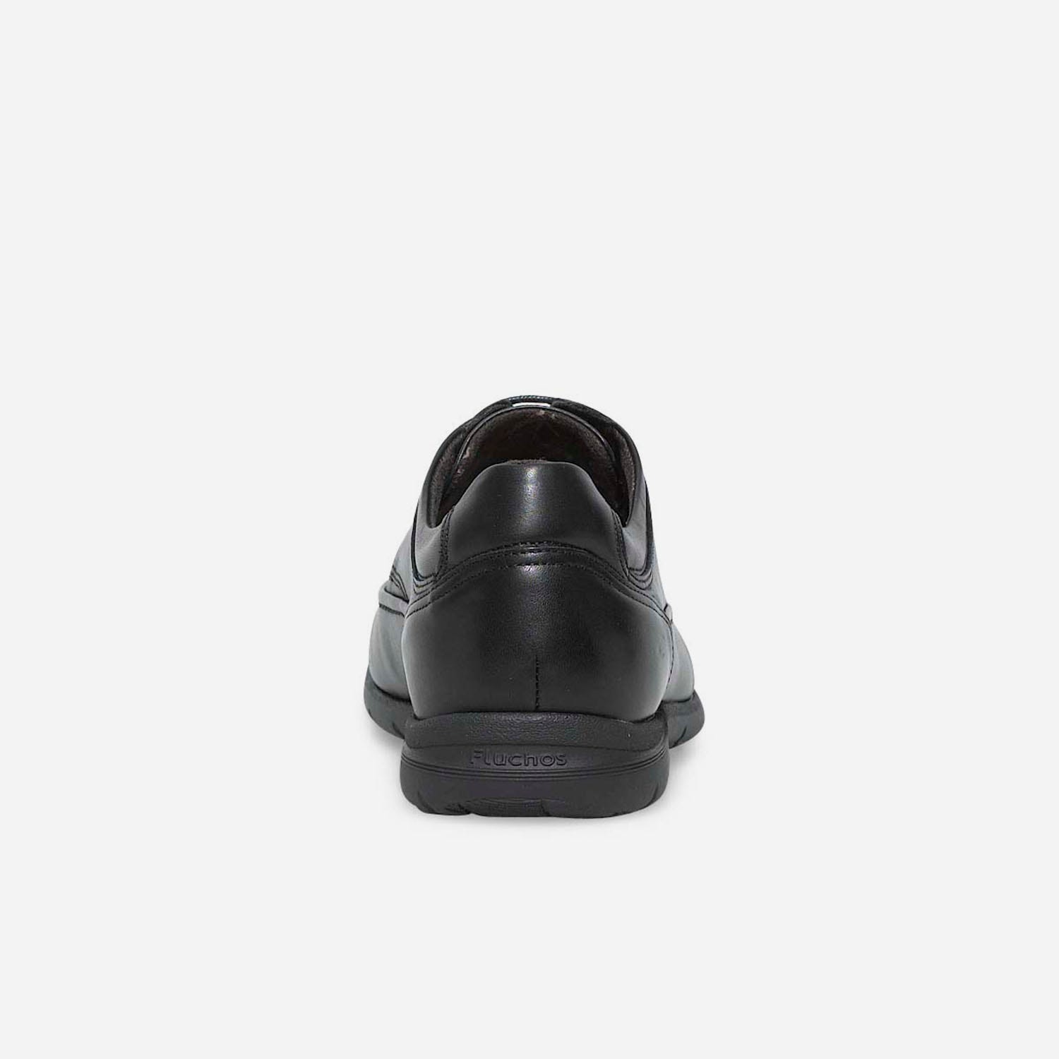 derby confort en cuir noir