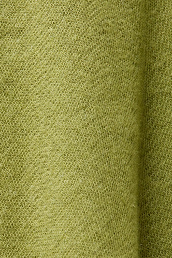 T-Shirt aus Baumwolle-Leinen-Mix