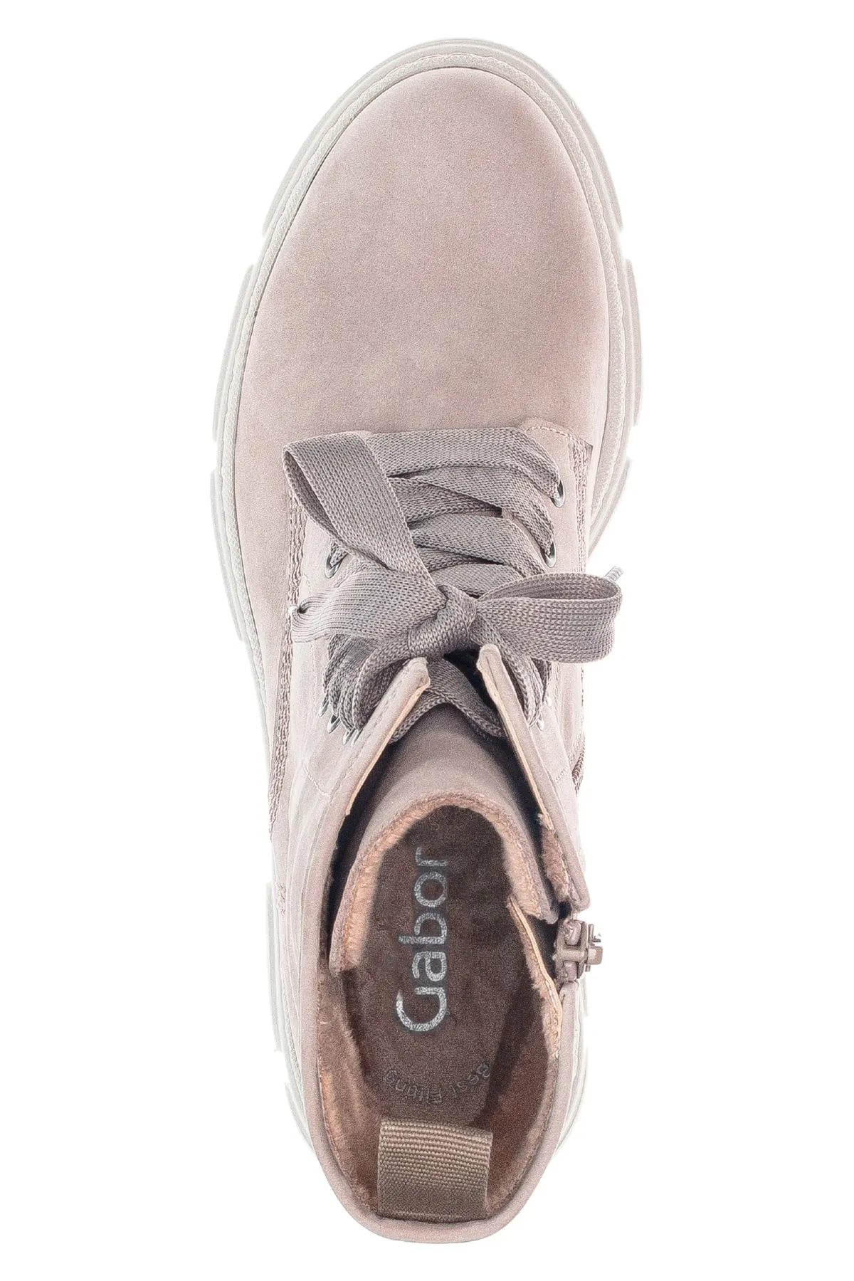 GABOR  Stiefelette - Beige - Blockabsatz