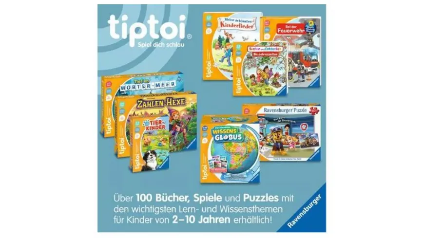 Ravensburger tiptoi - Der Weltraum: Raumfahrt, Sterne und Planeten