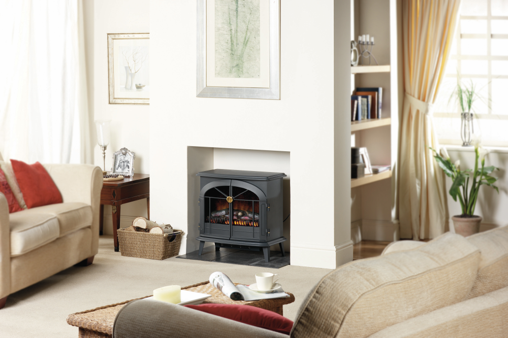 Kamin Stockbridge schwarz