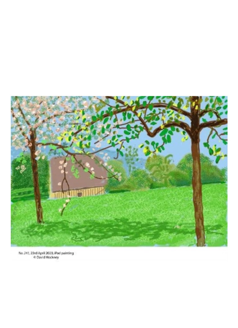 David Hockney: Sosirea primăverii, Normandia, 2020