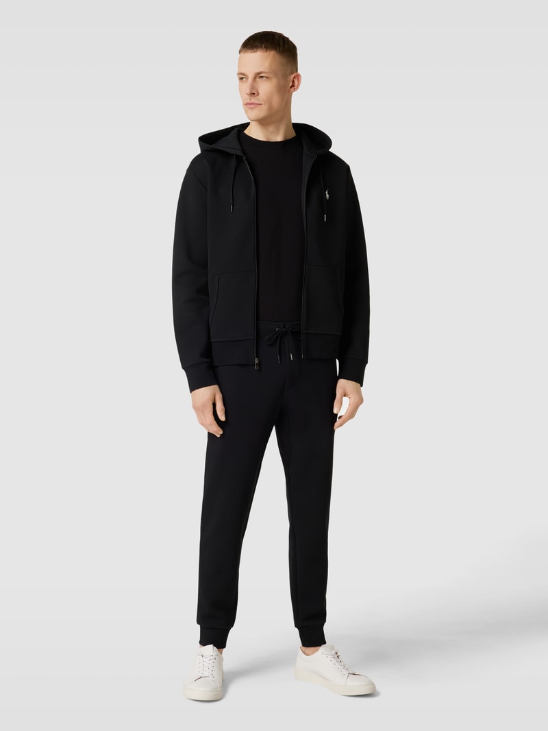 Sweatpants mit elastischem Bund Modell 'ATHLETIC' in schwarz