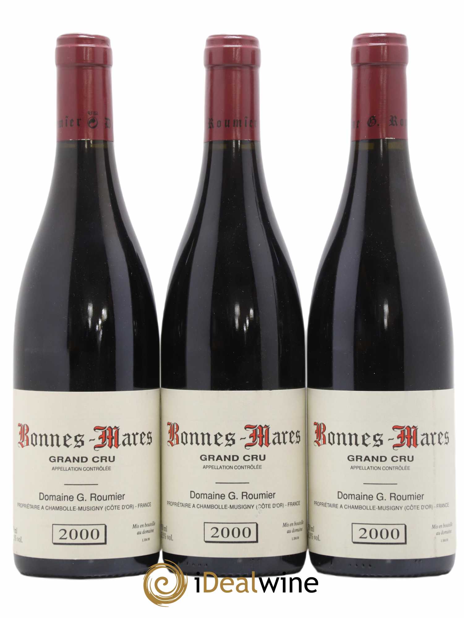 Bonnes-Mares Grand Cru Georges Roumier (Domaine)  2000 - Lot de 3 Bouteilles