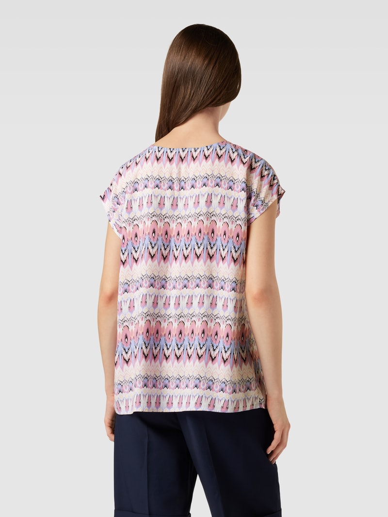 Blusenshirt mit Allover-Muster in altrosa