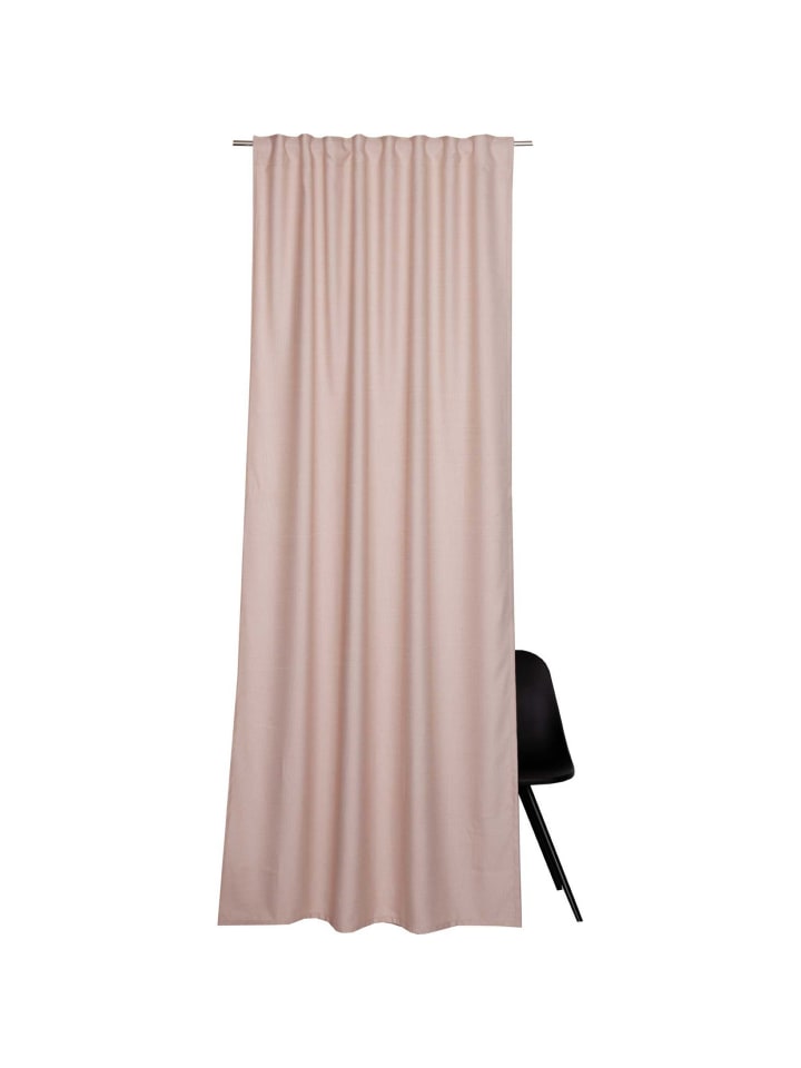 ESPRIT Blickdichter Schlaufenvorhang METRIC in Rose günstig kaufen 130x250 cm