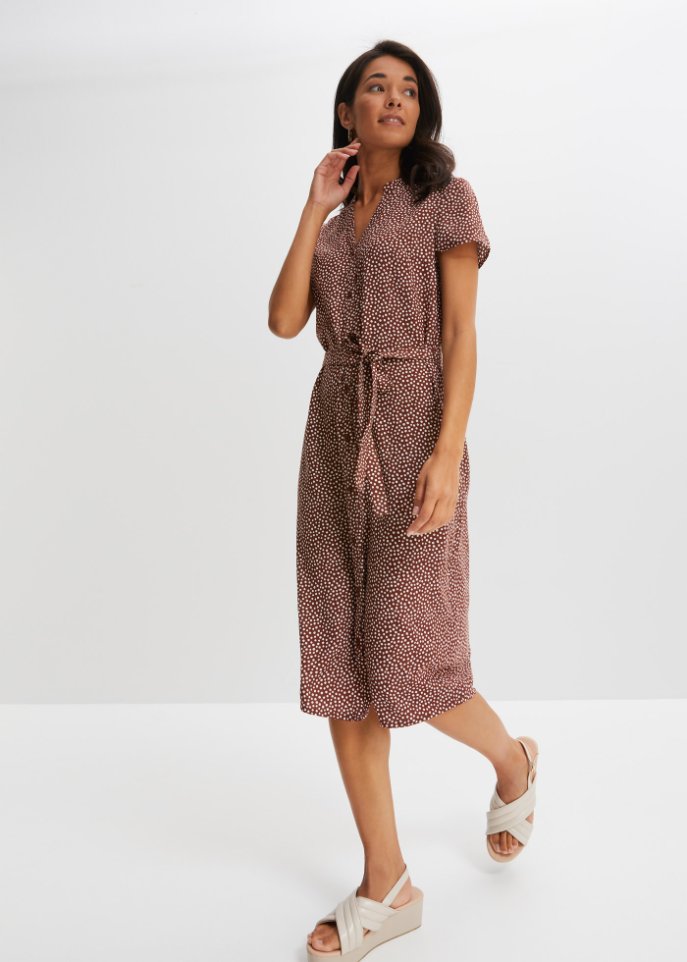 Blusenkleid mit Pünktchen