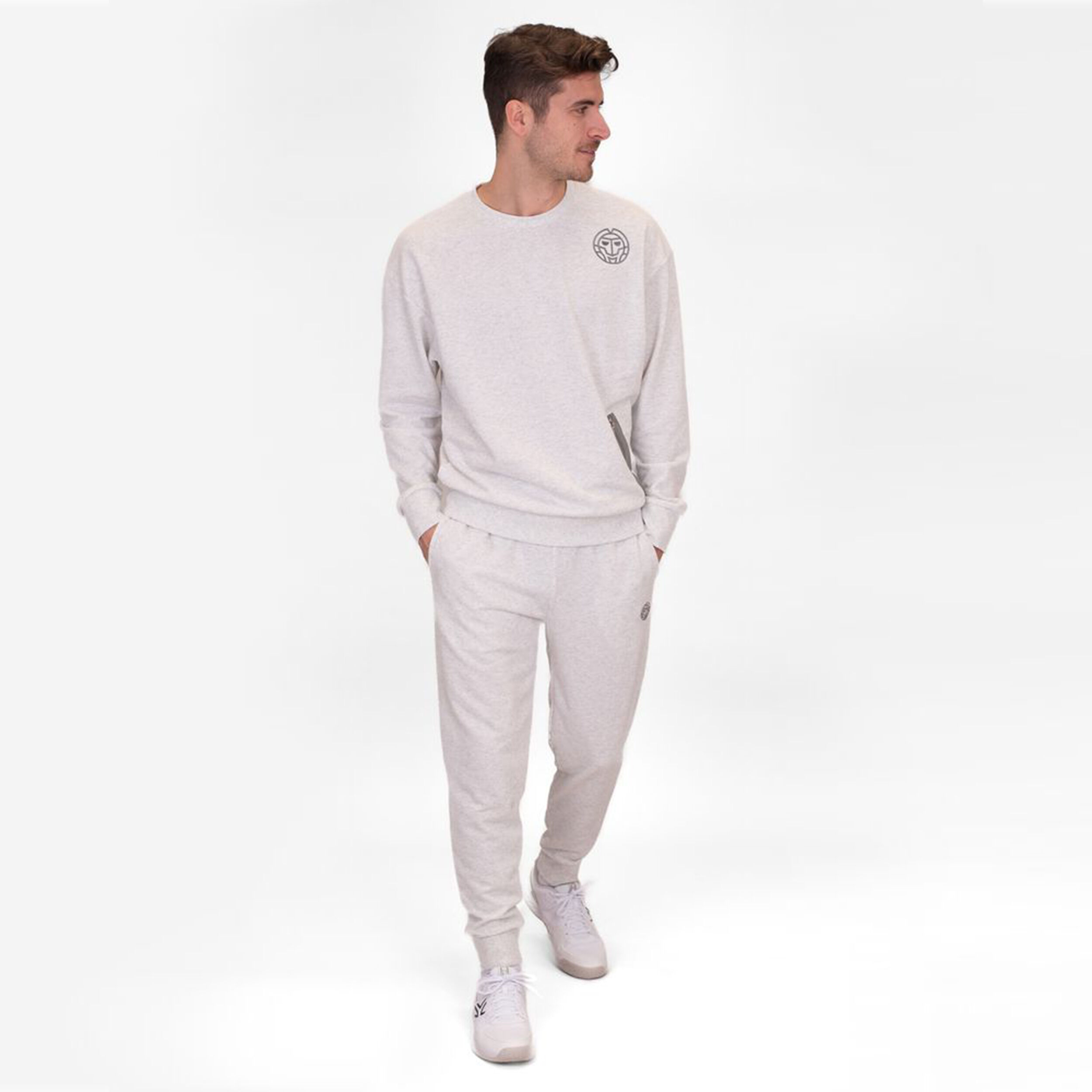 Chill Wide Leg Trainingshose Herren - Weiß
