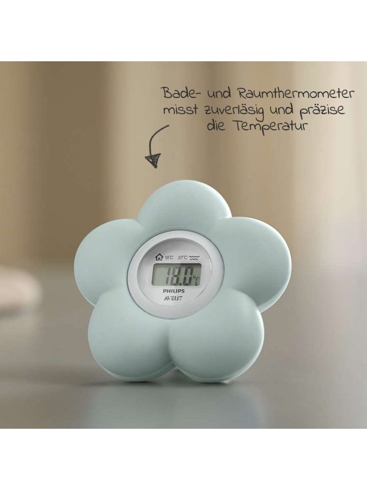 Philips Avent Premium Pflege Set 14-tlg. Badethermometer   in grau,gruen günstig kaufen onesize