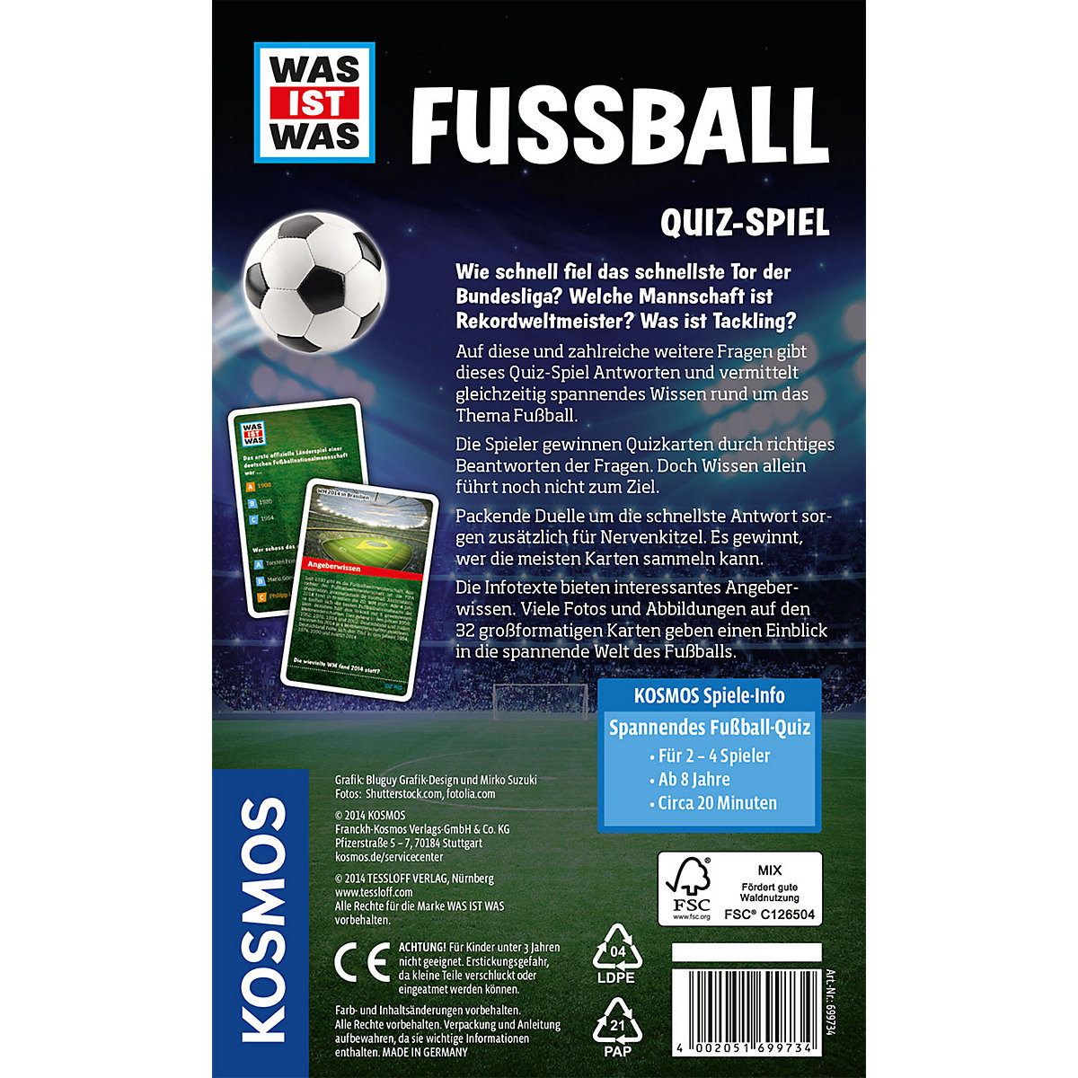 WAS IST WAS - Fußball-Quiz-Spiel