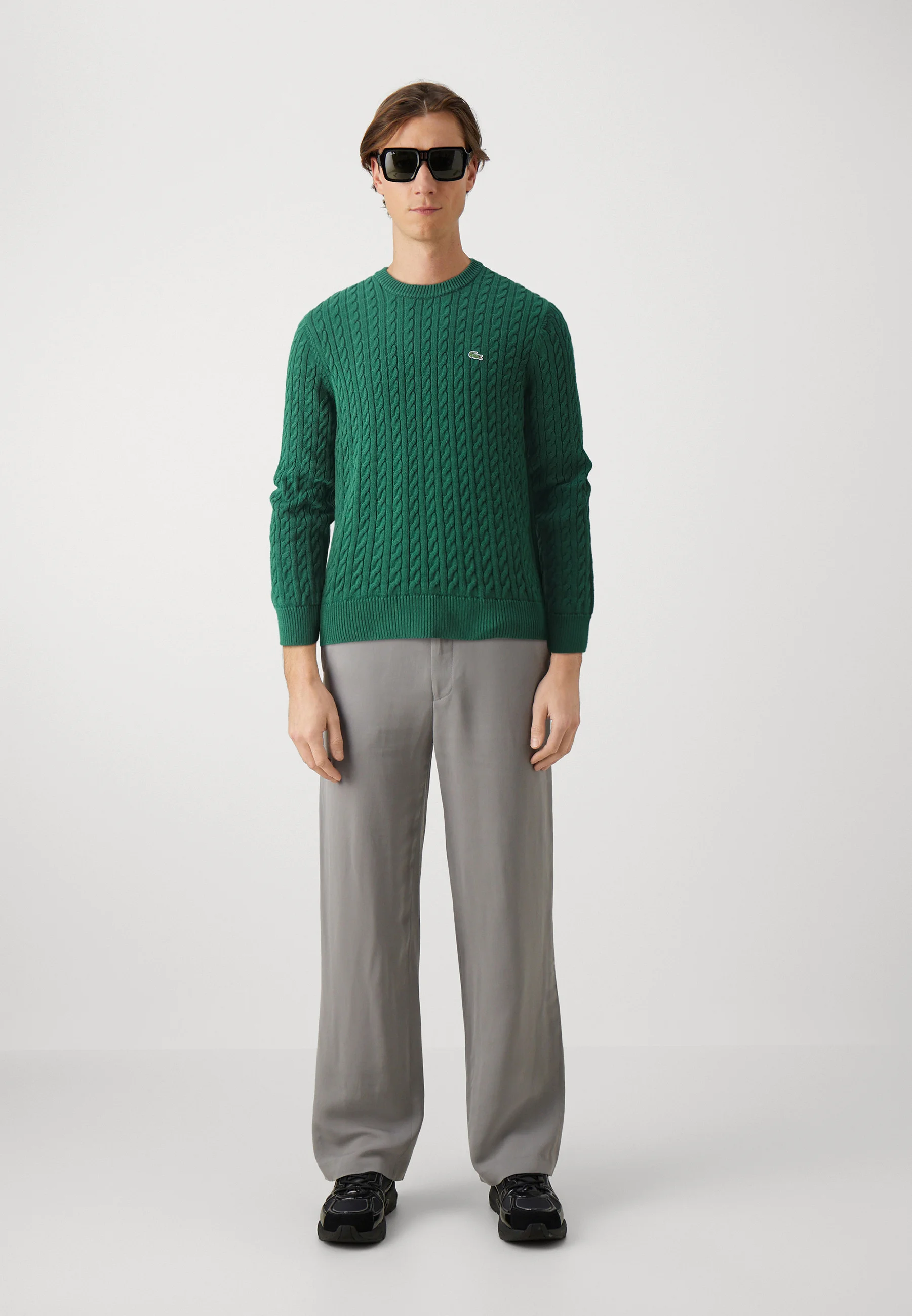 Lacoste GOLF HERITAGE CABLE - Suéter
