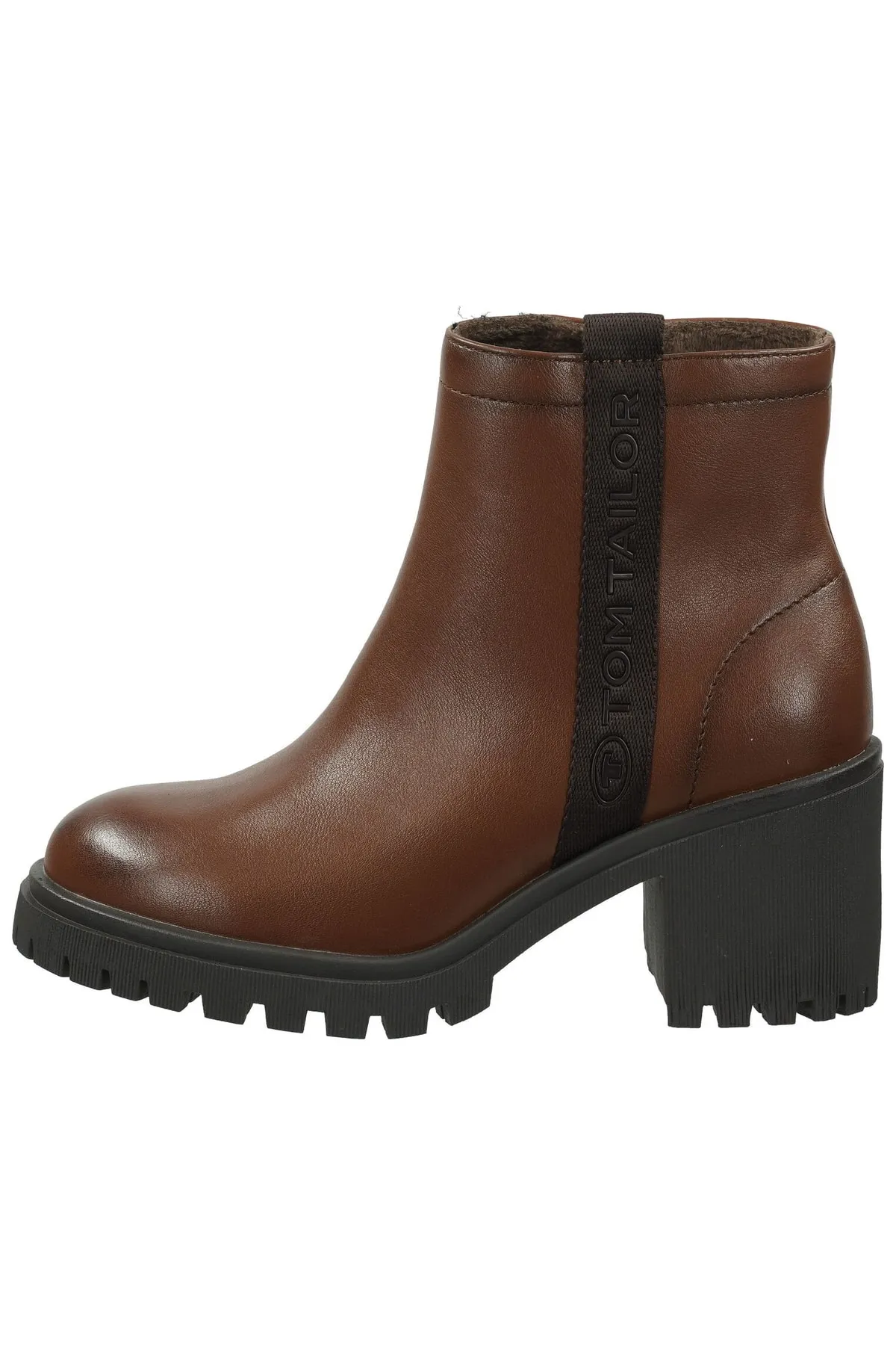 Tom Tailor  Stiefelette - Braun - Blockabsatz