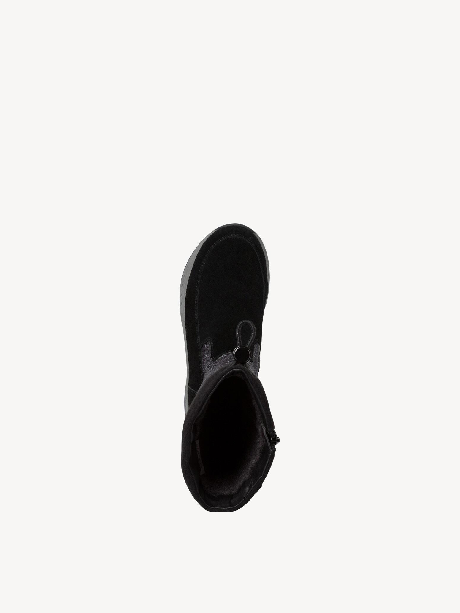 Bottine en cuir - noir
