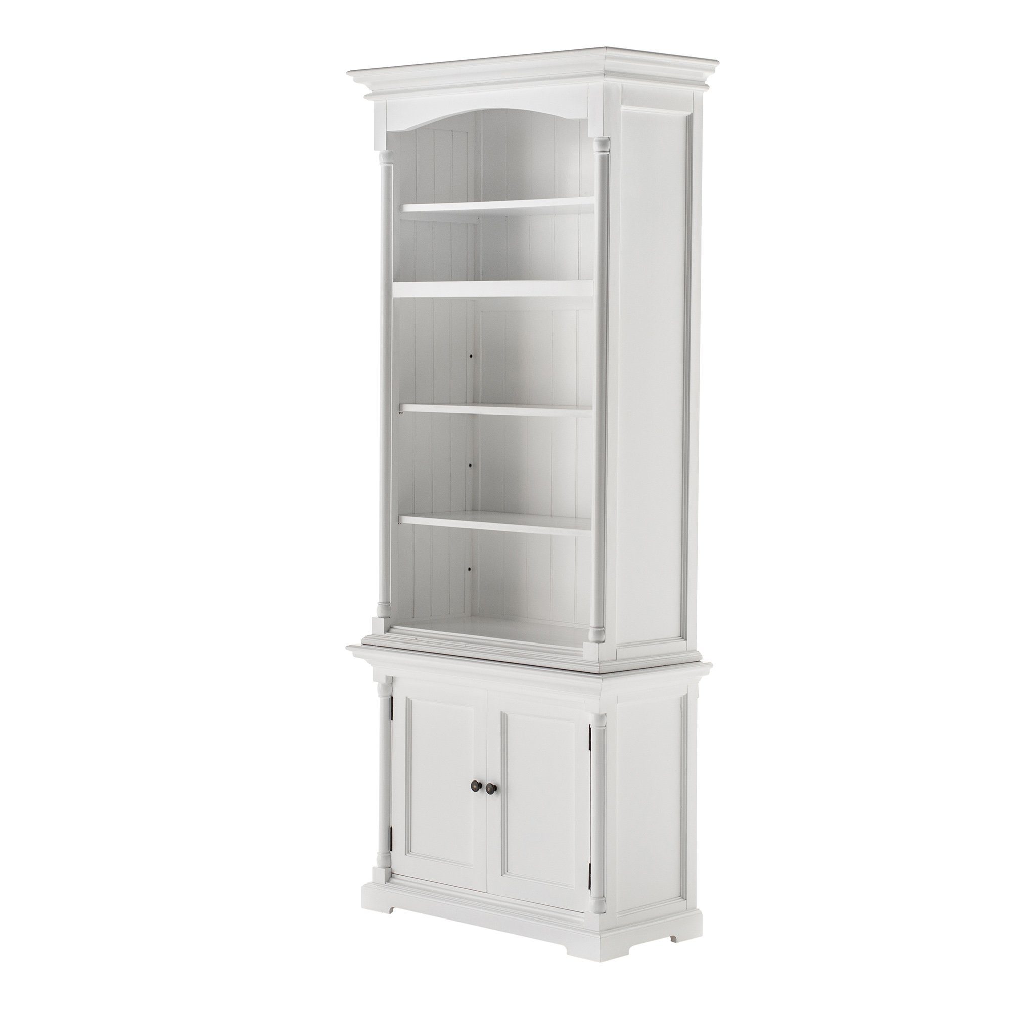 Novasolo Küchenbuffet Provence Verstellbare Regale, Single-Bay Hutch Kabinett