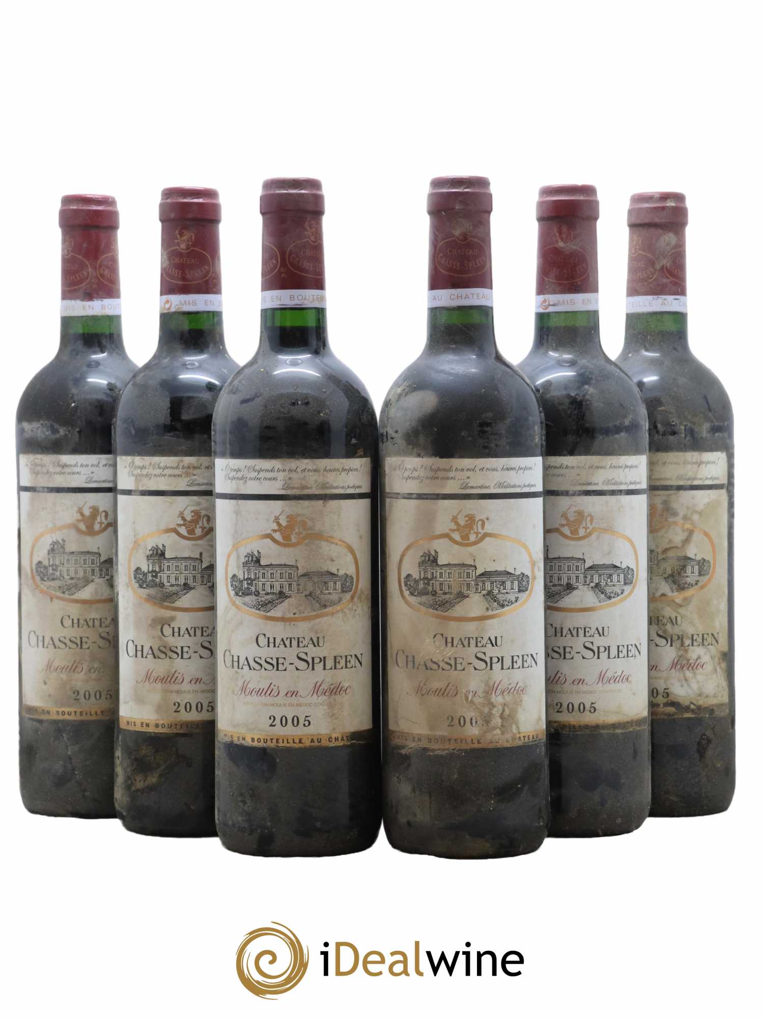 Château Chasse Spleen  2005 - Lot de 6 Bouteilles