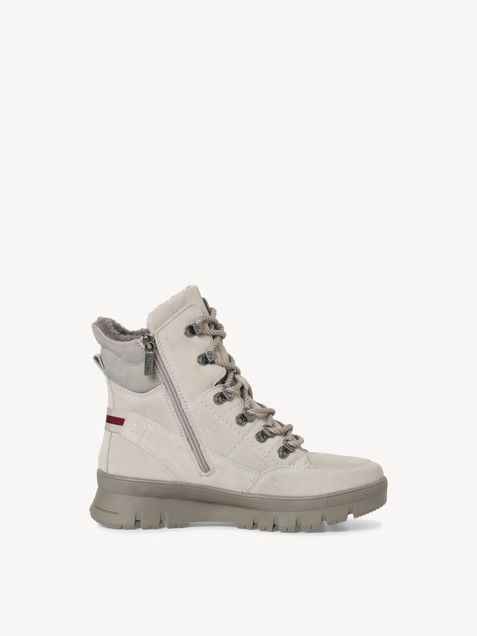 Bottine en cuir - gris