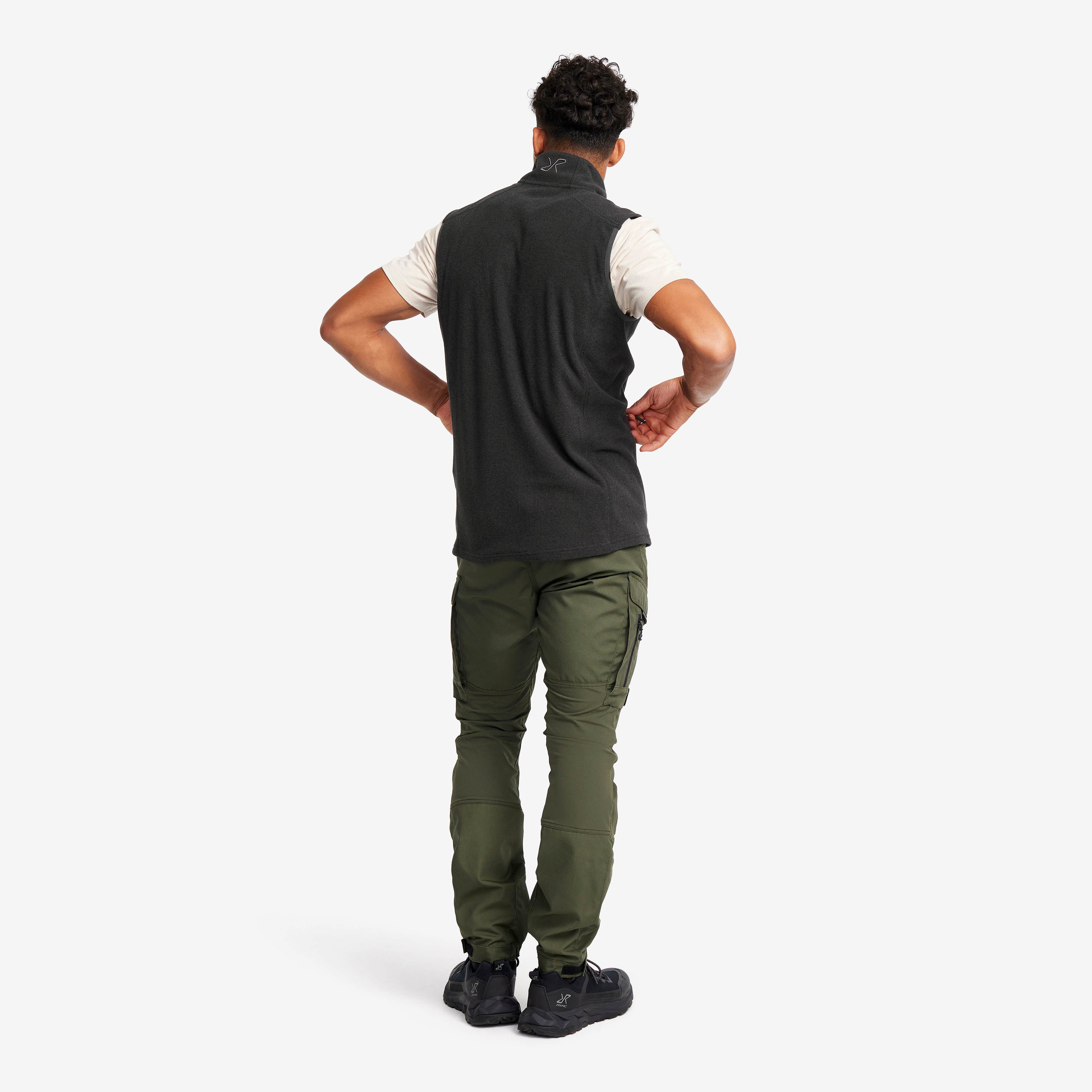 Essential Fleece Vest Homme Black