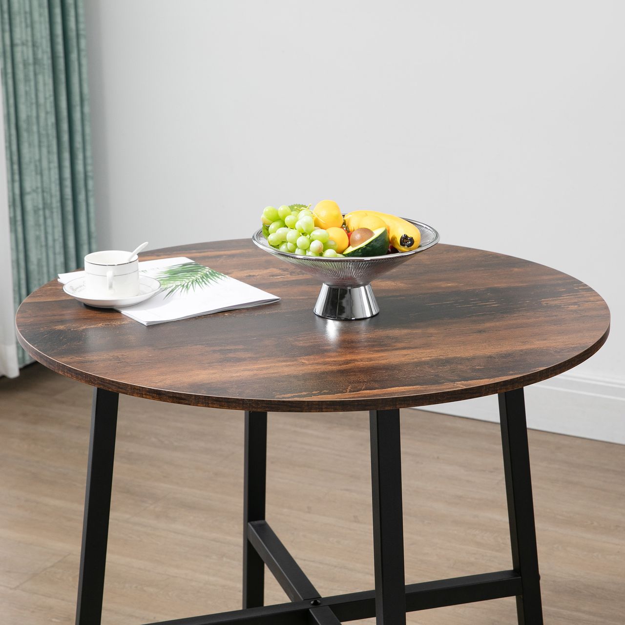 HOMCOM Esszimmertisch Esstisch Küchentisch für 4 Personen für Esszimmer, Küche