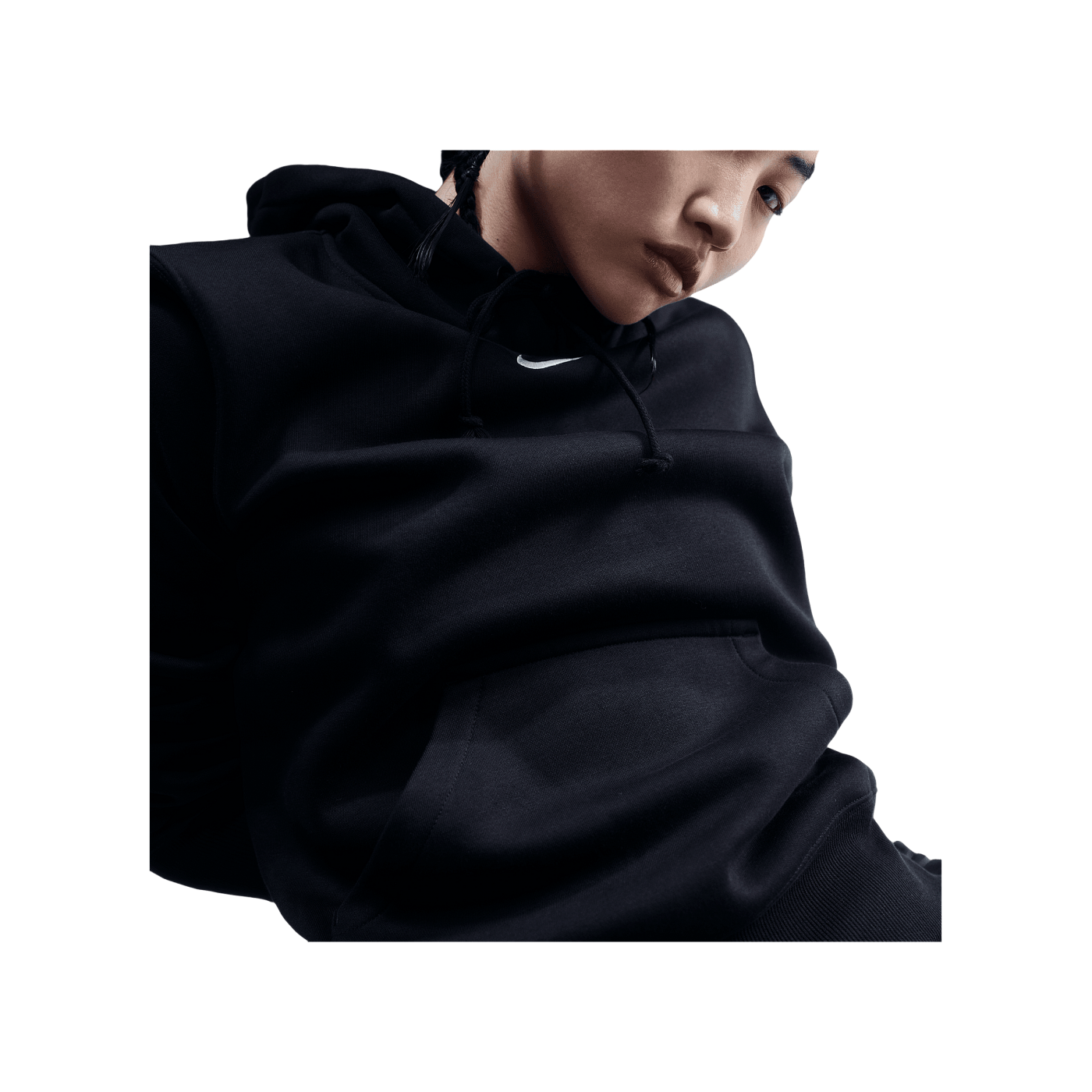 Nike Phoenix Fleece Hoody Damen Schwarz F010